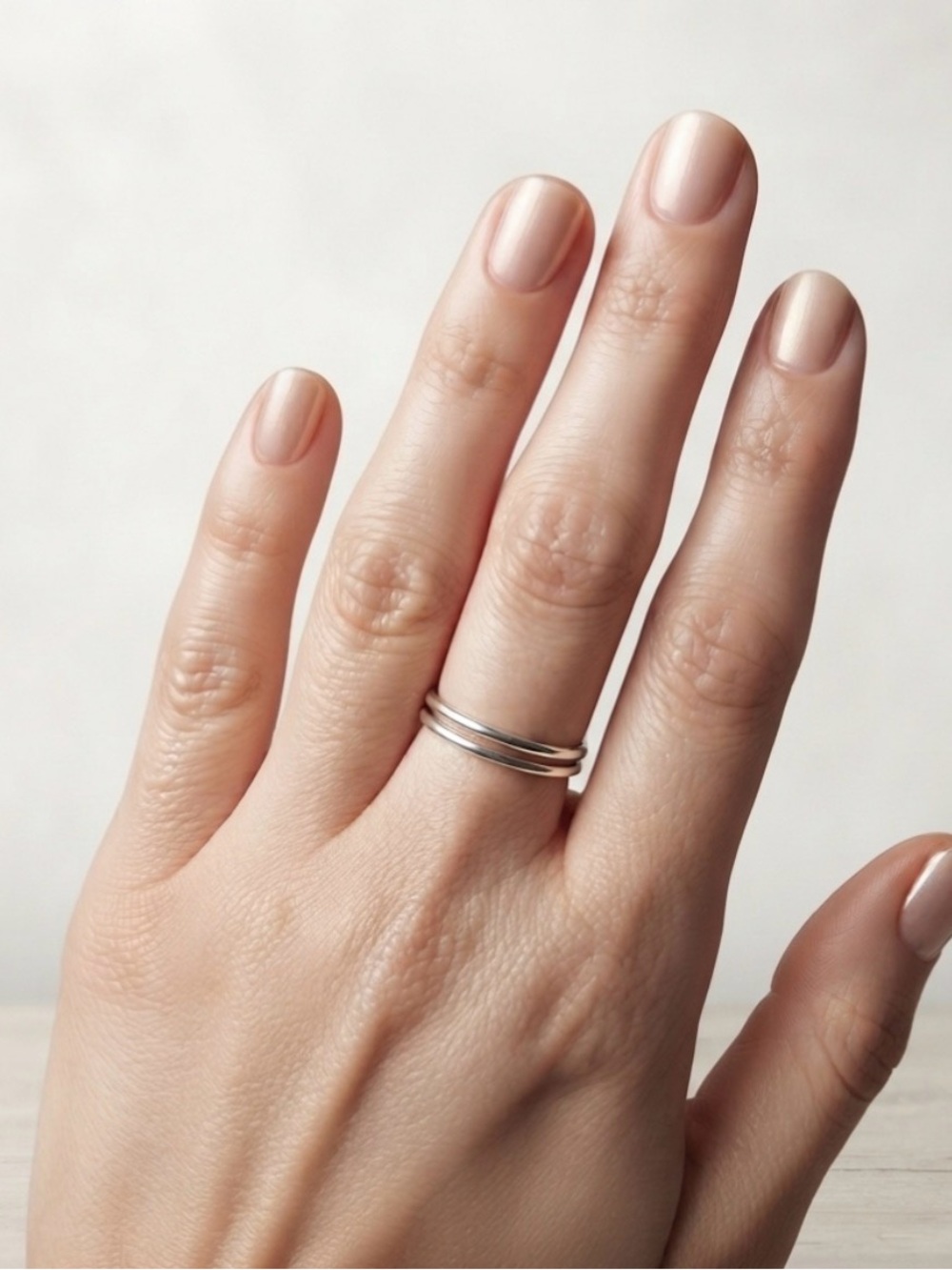 2 Genuine Silver Rings | Size 7.5